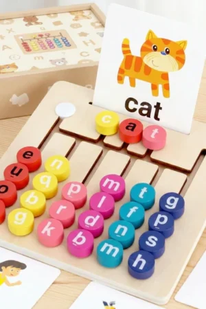Alphabet Picture Matching Board By PlayZio